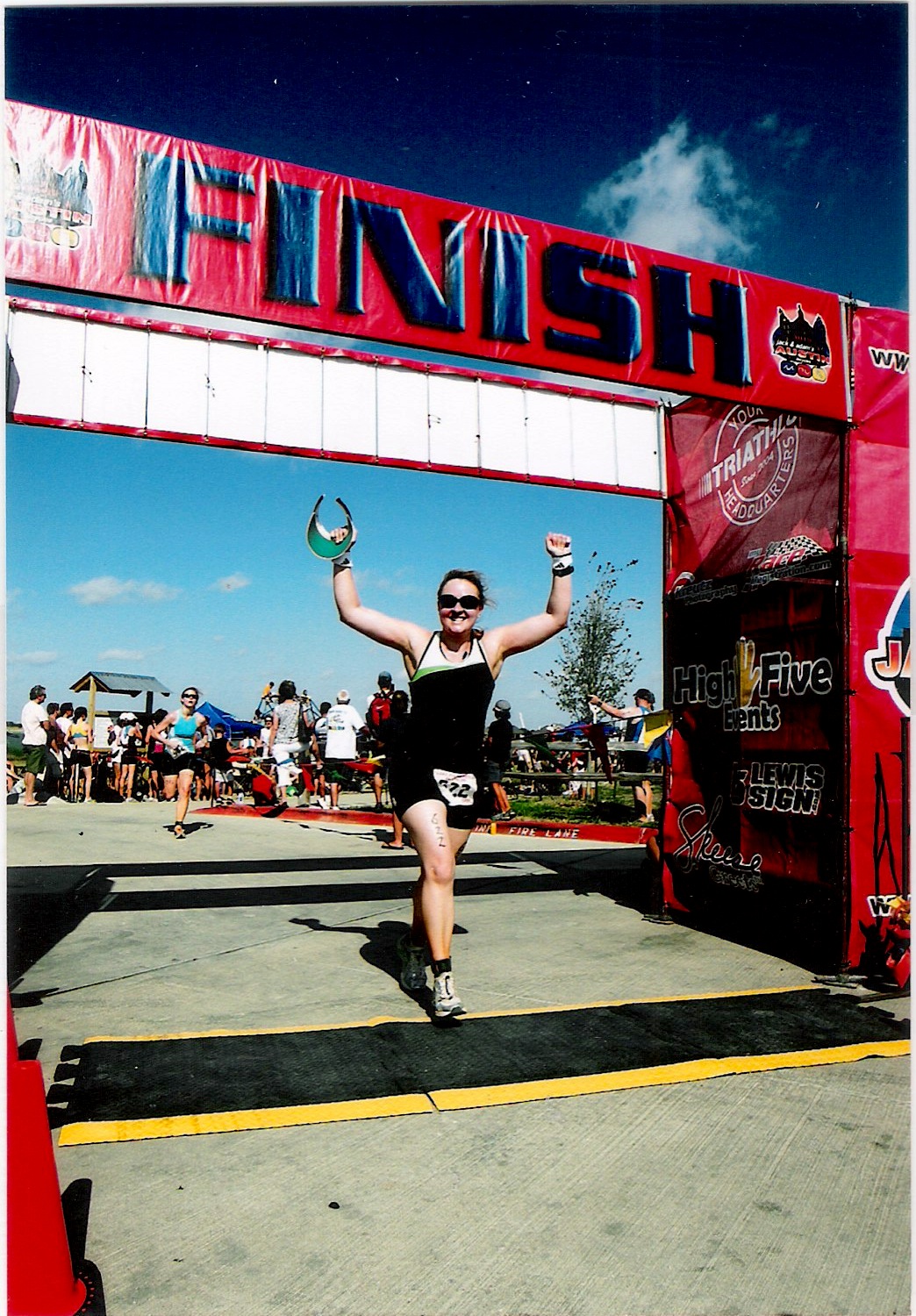Tri Finish triathlon finish